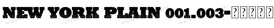 New York Plain 001.003字体转换